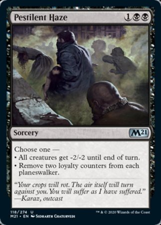 Pestilent Haze [Core Set 2021] | The Time Vault CA