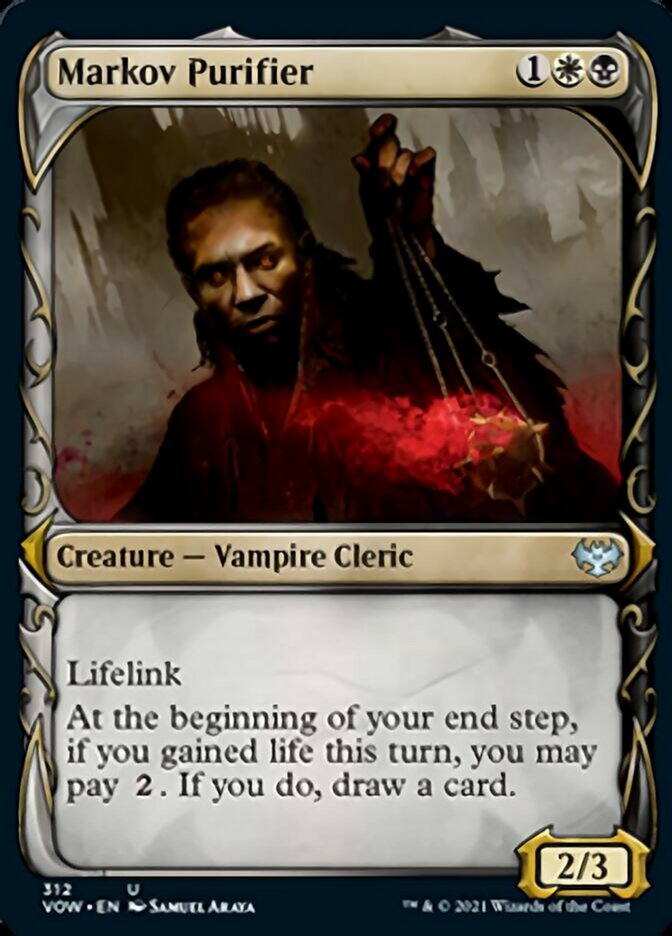 Markov Purifier (Showcase Fang Frame) [Innistrad: Crimson Vow] | The Time Vault CA