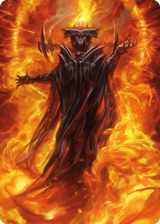 Sauron, the Dark Lord Art Card [The Lord of the Rings: Tales of Middle-earth Art Series] | The Time Vault CA