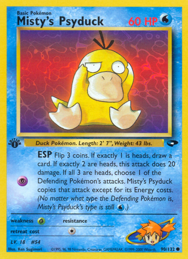 Misty's Psyduck (90/132) [Gym Challenge 1st Edition] | The Time Vault CA