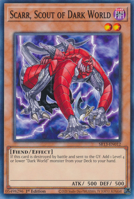 Scarr, Scout of Dark World [SR13-EN012] Common | The Time Vault CA
