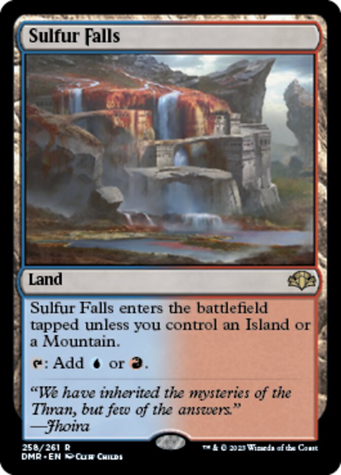 Sulfur Falls [Dominaria Remastered] | The Time Vault CA