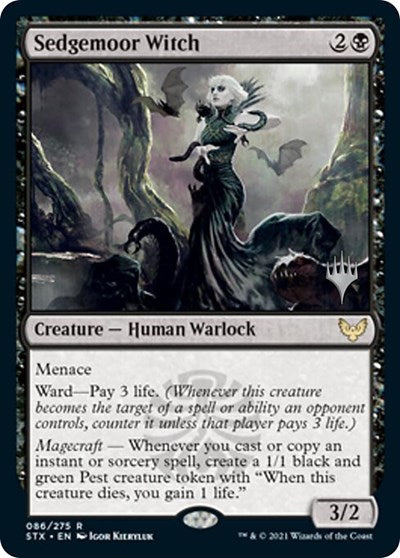 Sedgemoor Witch (Promo Pack) [Strixhaven: School of Mages Promos] | The Time Vault CA