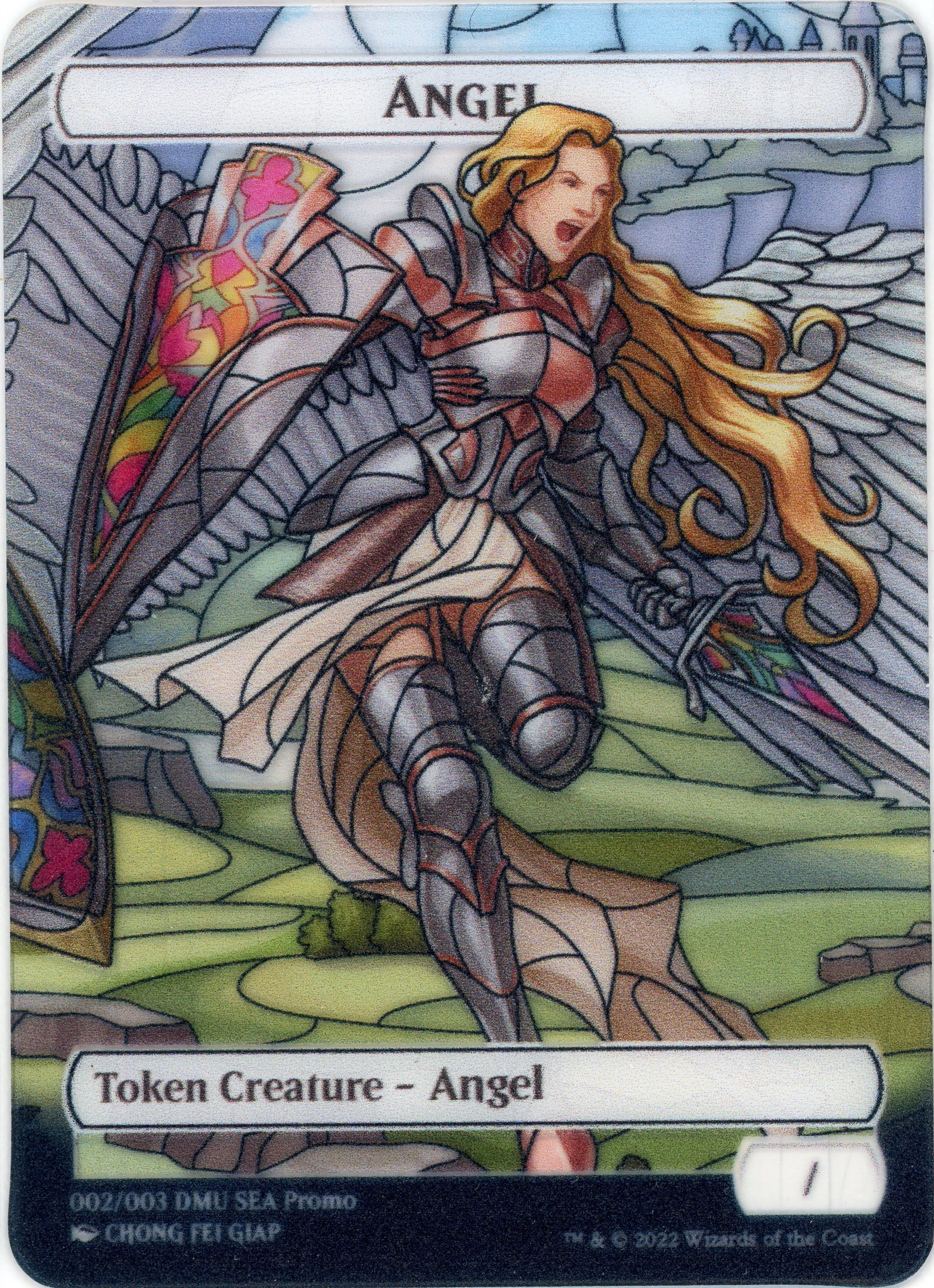 Angel Token (SEA Exclusive) [Dominaria United Tokens] | The Time Vault CA