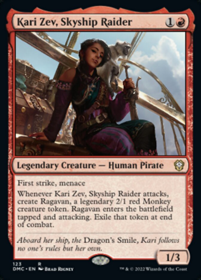 Kari Zev, Skyship Raider [Dominaria United Commander] | The Time Vault CA