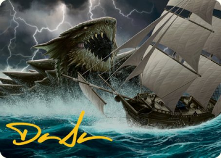 Dragon Turtle Art Card (Gold-Stamped Signature) [Dungeons & Dragons: Adventures in the Forgotten Realms Art Series] | The Time Vault CA