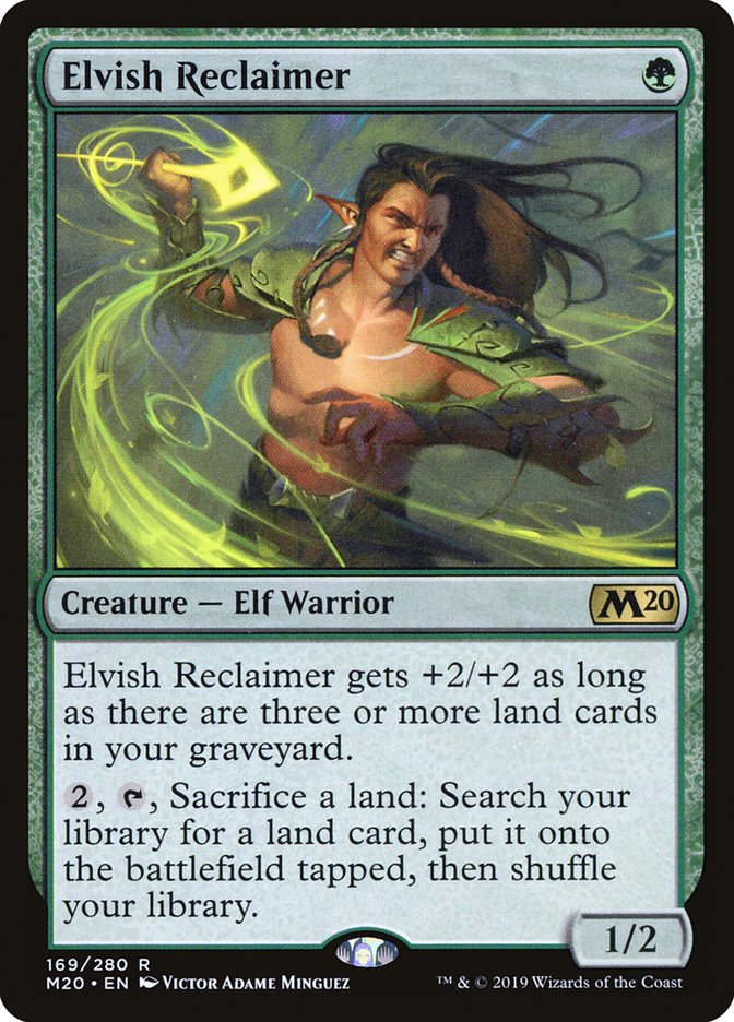 Elvish Reclaimer [Core Set 2020] | The Time Vault CA