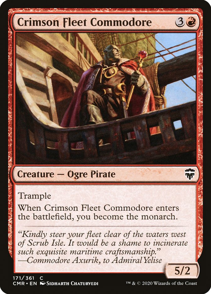 Crimson Fleet Commodore [Commander Legends] | The Time Vault CA