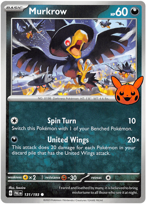 Murkrow (131/193) [Trick or Trade 2023] | The Time Vault CA