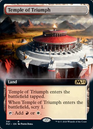 Temple of Triumph (Extended Art) [Core Set 2021] | The Time Vault CA