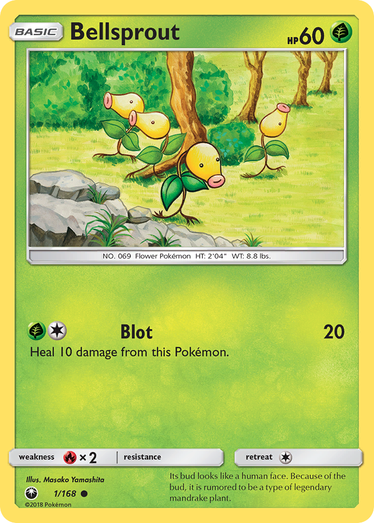 Bellsprout (1/168) [Sun & Moon: Celestial Storm] | The Time Vault CA