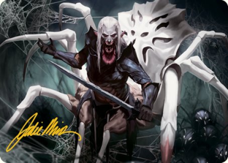 Drider Art Card (Gold-Stamped Signature) [Dungeons & Dragons: Adventures in the Forgotten Realms Art Series] | The Time Vault CA