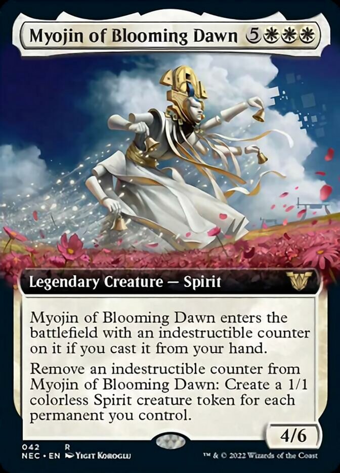 Myojin of Blooming Dawn (Extended) [Kamigawa: Neon Dynasty Commander] | The Time Vault CA