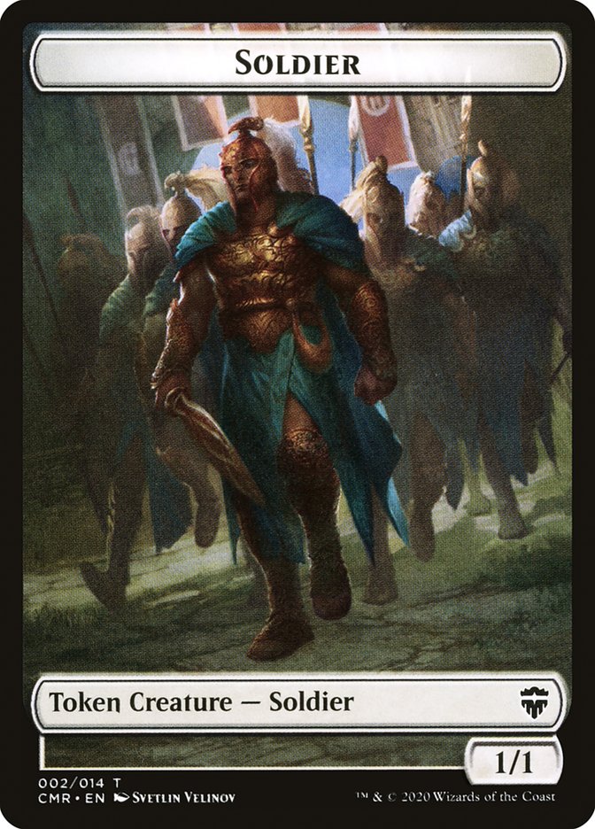 Elephant // Soldier Token [Commander Legends Tokens] | The Time Vault CA