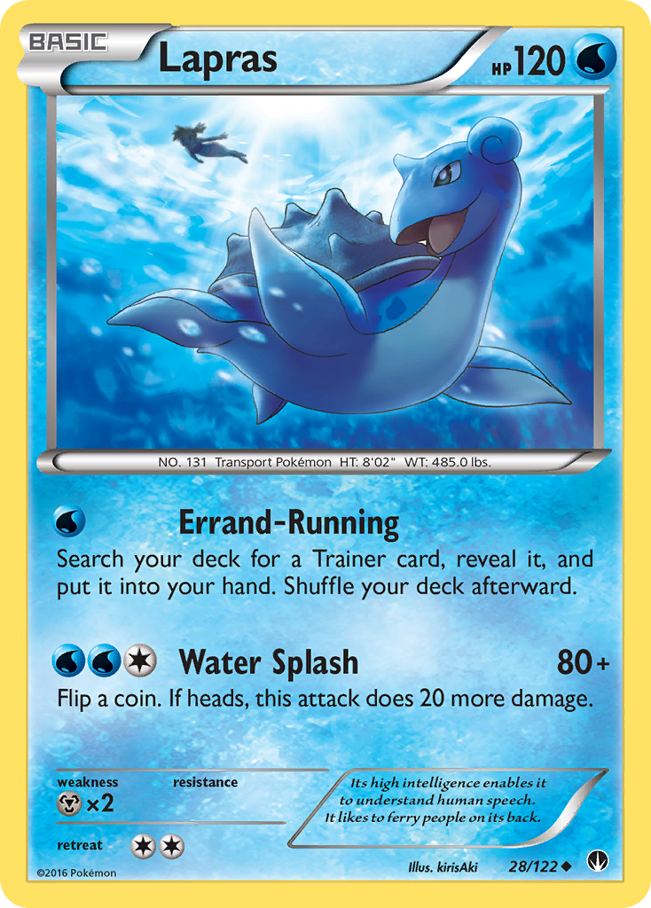 Lapras (28/122) [XY: BREAKpoint] | The Time Vault CA