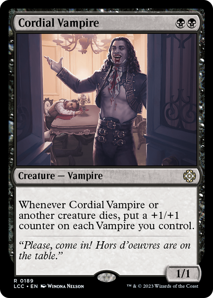 Cordial Vampire [The Lost Caverns of Ixalan Commander] | The Time Vault CA