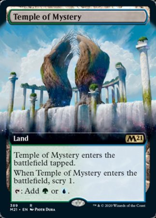 Temple of Mystery (Extended Art) [Core Set 2021] | The Time Vault CA