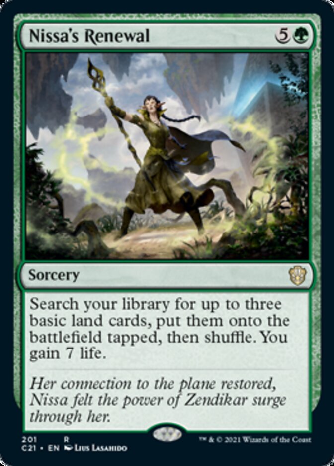 Nissa's Renewal [Commander 2021] | The Time Vault CA