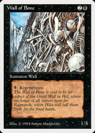 Wall of Bone [Summer Magic / Edgar] | The Time Vault CA