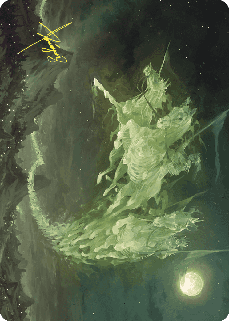 Moonshaker Cavalry Art Card (Gold-Stamped Signature) [Wilds of Eldraine Art Series] | The Time Vault CA