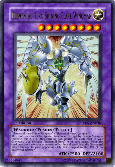 Elemental Hero Shining Flare Wingman [EEN-EN036] Ultra Rare | The Time Vault CA