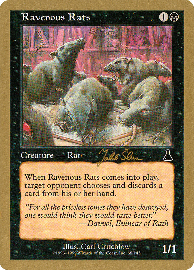 Ravenous Rats (Jakub Slemr) [World Championship Decks 1999] | The Time Vault CA