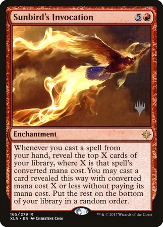 Sunbird's Invocation [Ixalan Promos] | The Time Vault CA