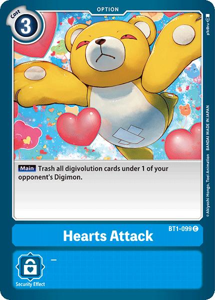 Hearts Attack [BT1-099] [Release Special Booster Ver.1.0] | The Time Vault CA