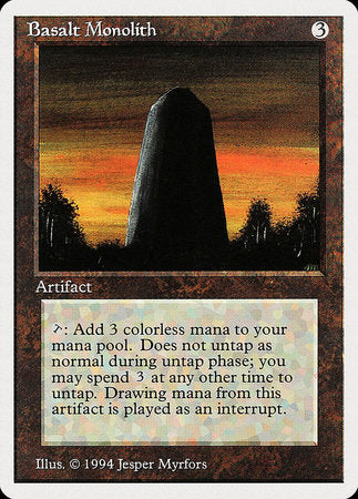 Basalt Monolith [Summer Magic / Edgar] | The Time Vault CA