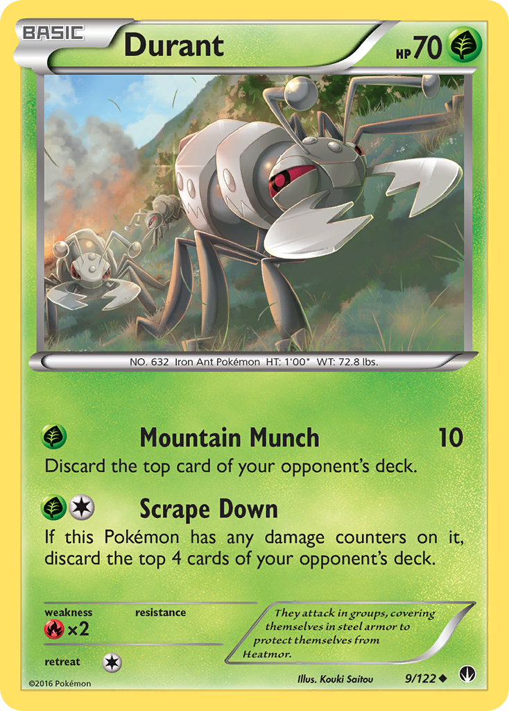 Durant (9/122) [XY: BREAKpoint] | The Time Vault CA