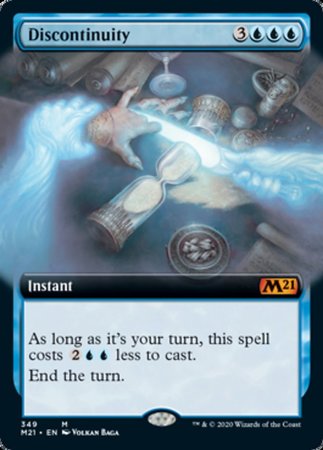 Discontinuity (Extended Art) [Core Set 2021] | The Time Vault CA