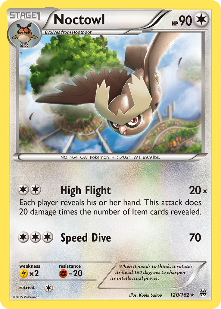 Noctowl (120/162) [XY: BREAKthrough] | The Time Vault CA