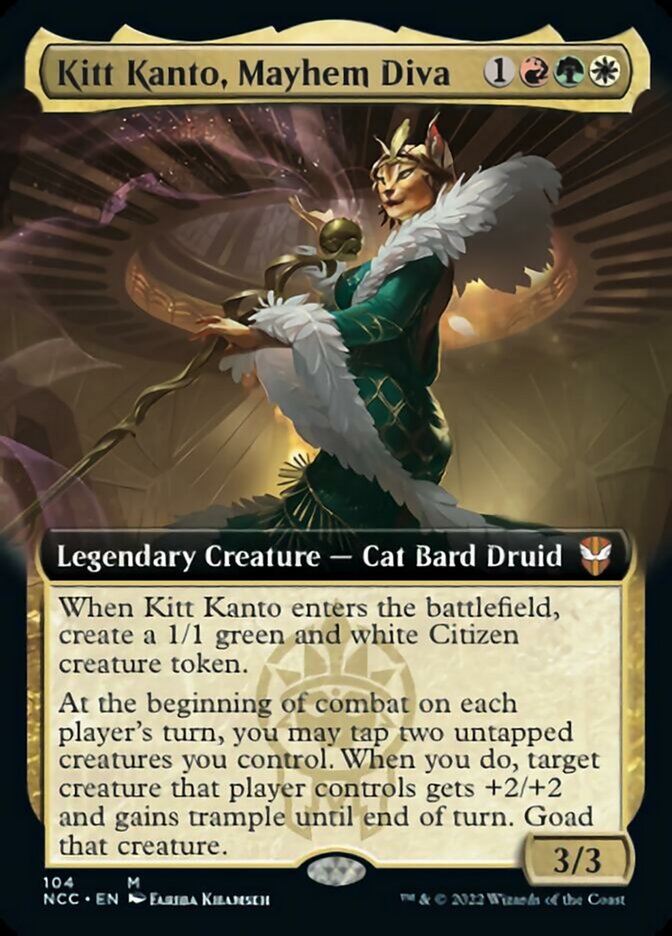 Kitt Kanto, Mayhem Diva (Extended Art) [Streets of New Capenna Commander] | The Time Vault CA