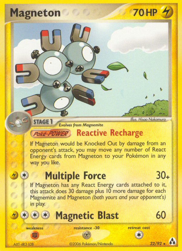 Magneton (22/92) [EX: Legend Maker] | The Time Vault CA