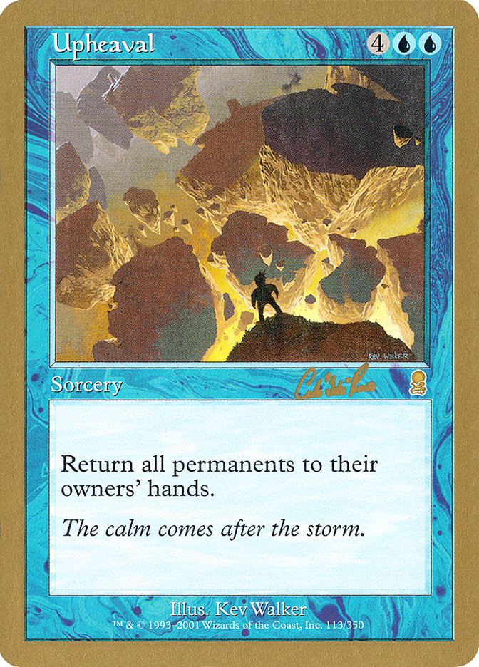 Upheaval (Carlos Romao) [World Championship Decks 2002] | The Time Vault CA