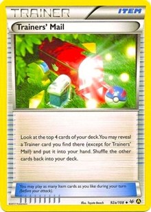 Trainers' Mail (92a/108) (Alternate Art Promo) [XY: Roaring Skies] | The Time Vault CA