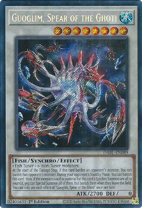 Guoglim, Spear of the Ghoti [DABL-EN089] Secret Rare | The Time Vault CA