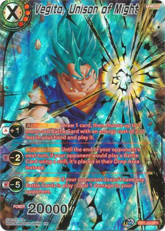 Vegito, Unison of Might (SPR) (BT10-003) [Rise of the Unison Warrior 2nd Edition] | The Time Vault CA
