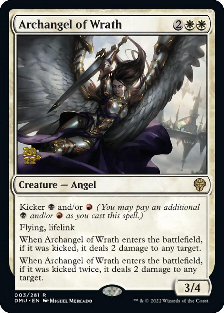Archangel of Wrath [Dominaria United Prerelease Promos] | The Time Vault CA