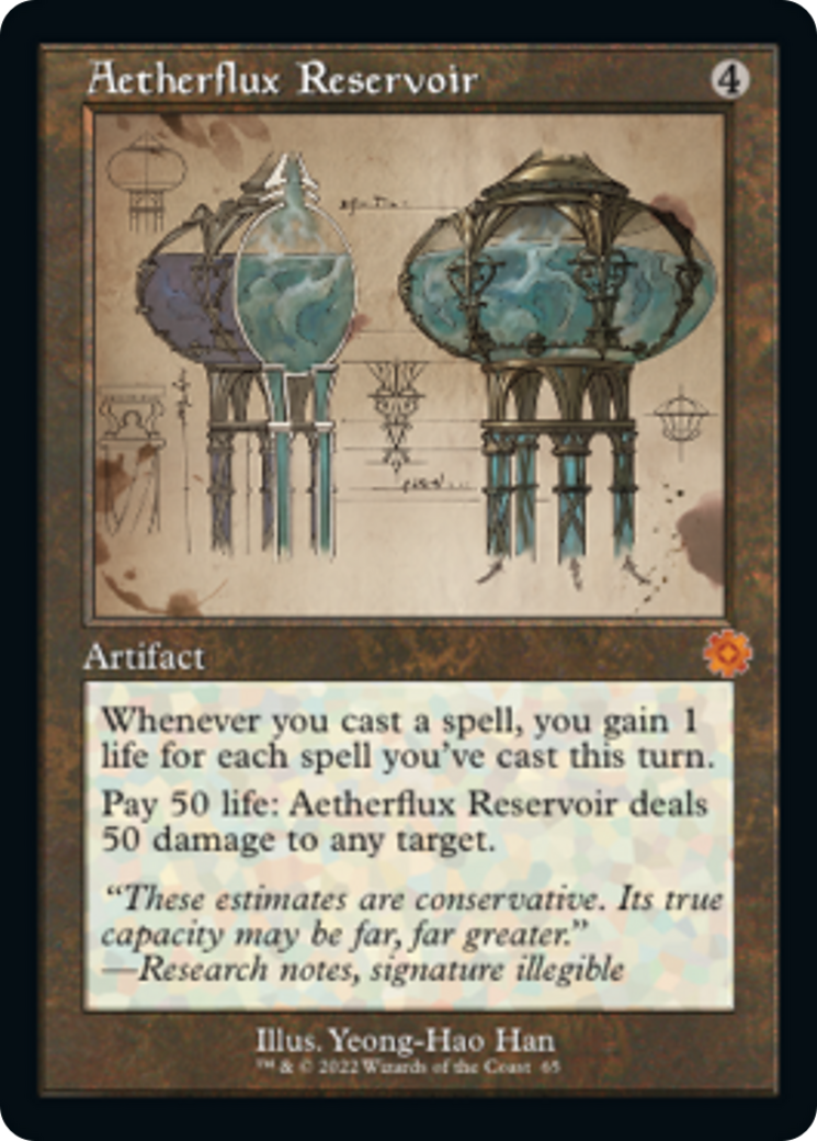 Aetherflux Reservoir (Retro Schematic) [The Brothers' War Retro Artifacts] | The Time Vault CA