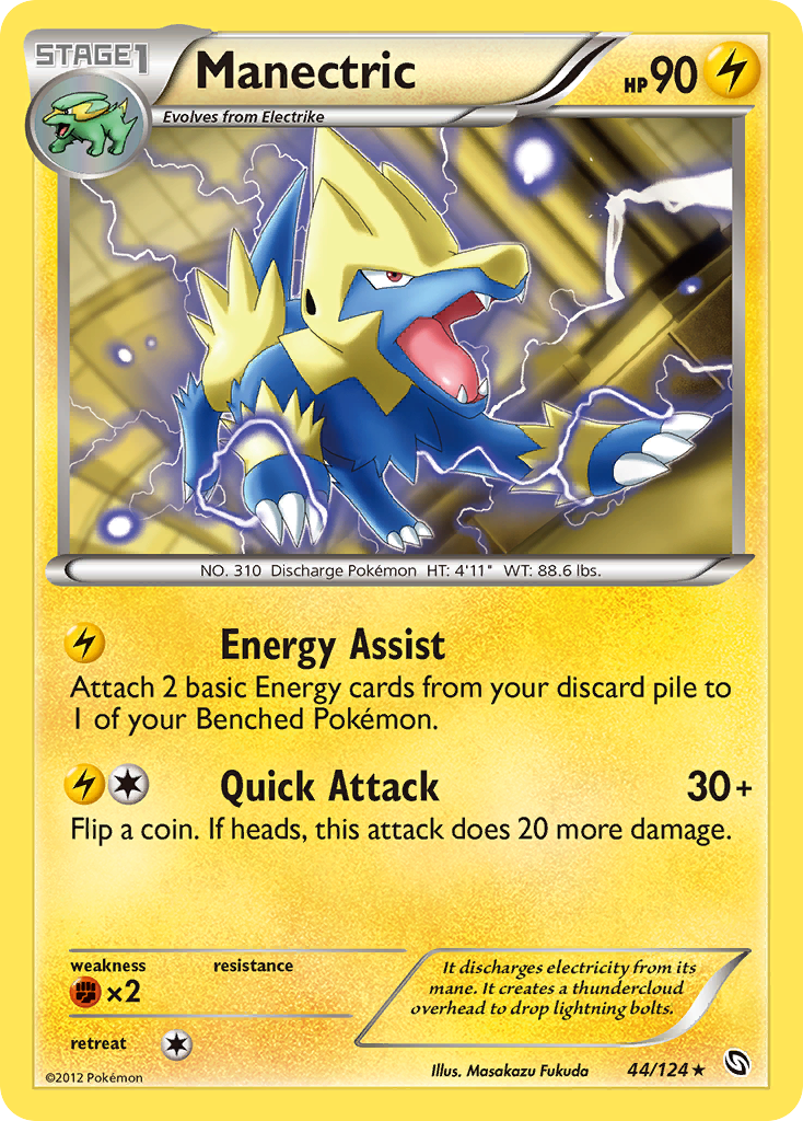 Manectric (44/124) [Black & White: Dragons Exalted] | The Time Vault CA