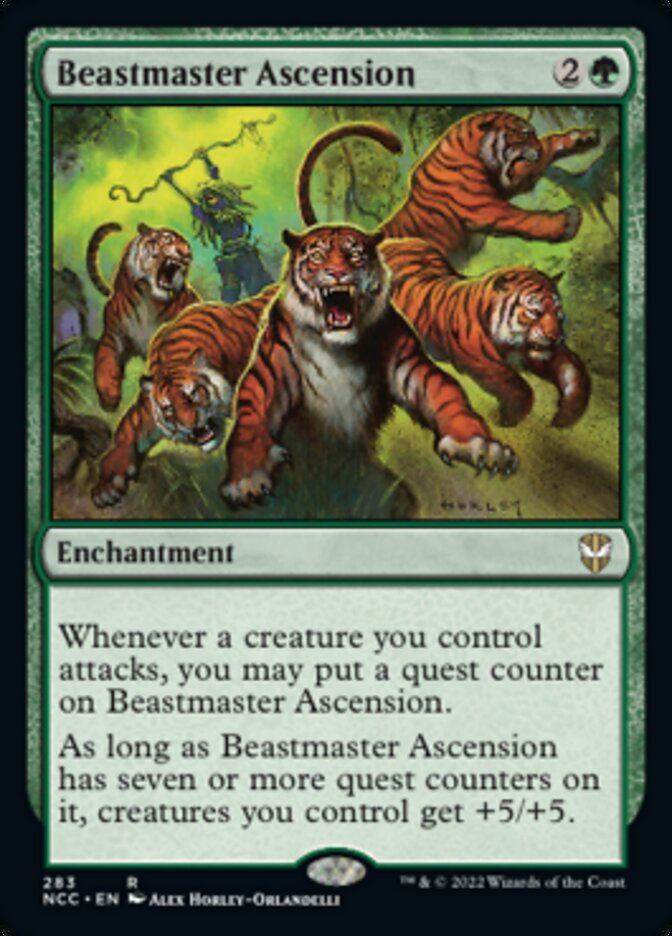 Beastmaster Ascension [Streets of New Capenna Commander] | The Time Vault CA