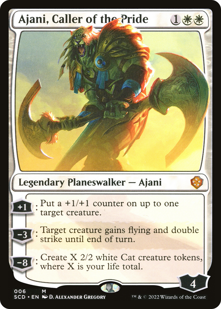 Ajani, Caller of the Pride [Starter Commander Decks] | The Time Vault CA