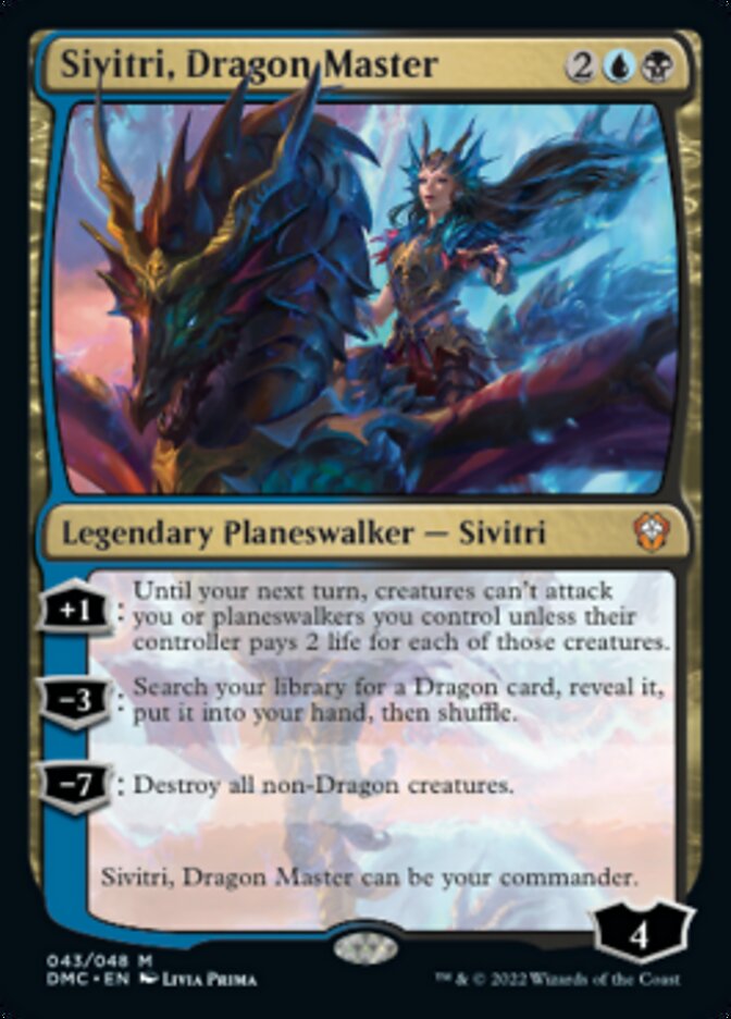 Sivitri, Dragon Master [Dominaria United Commander] | The Time Vault CA