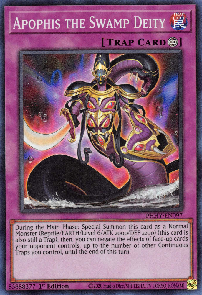 Apophis the Swamp Deity [PHHY-EN097] Super Rare | The Time Vault CA