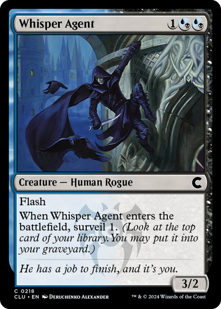 Whisper Agent [Ravnica: Clue Edition] | The Time Vault CA