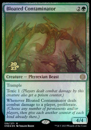 Bloated Contaminator [Phyrexia: All Will Be One Prerelease Promos] | The Time Vault CA