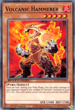 Volcanic Hammerer [SGX1-ENH09] Common | The Time Vault CA