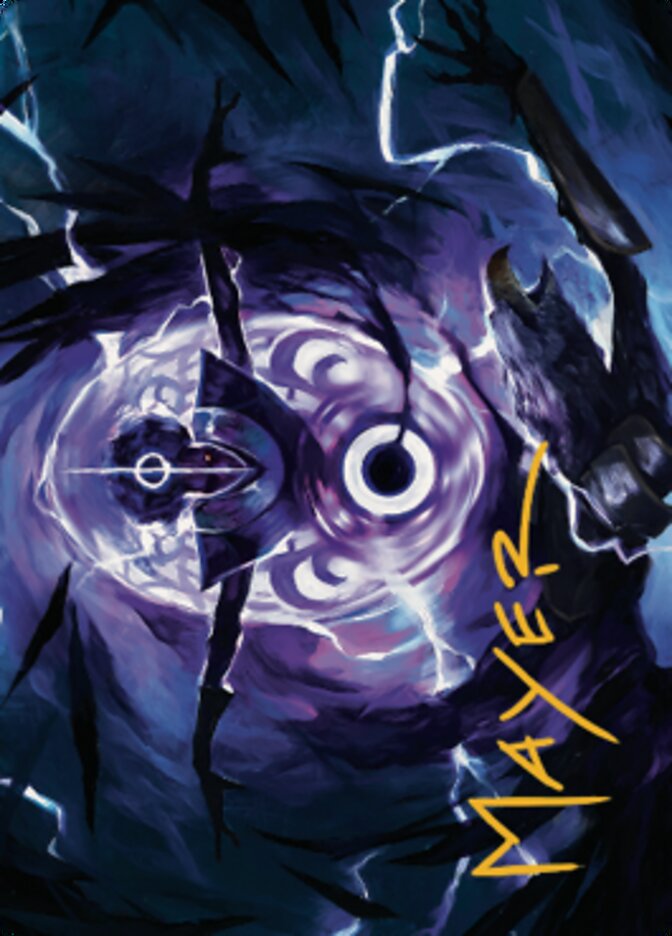 Rona's Vortex Art Card (Gold-Stamped Signature) [Dominaria United Art Series] | The Time Vault CA