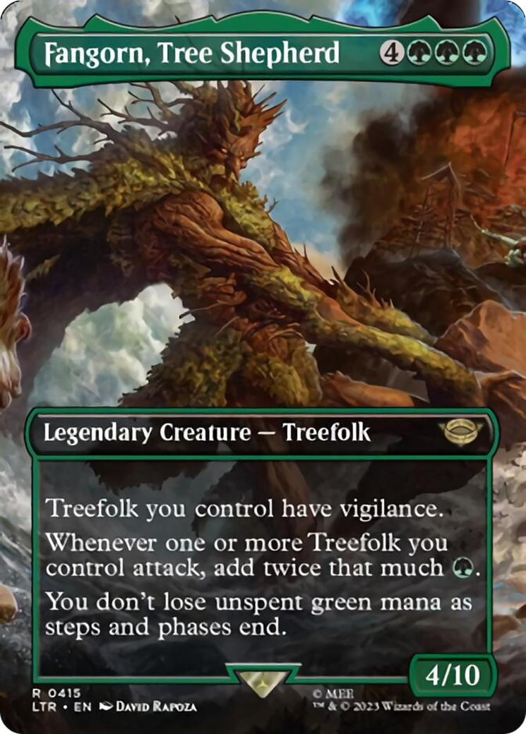 Fangorn, Tree Shepherd (Borderless Alternate Art) [The Lord of the Rings: Tales of Middle-Earth] | The Time Vault CA